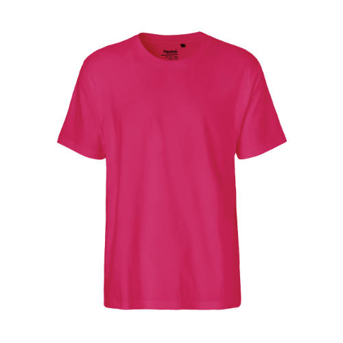 Klassisk-tshirt-med-tryk-oekologisk-fairtrade-Neutral-pink
