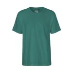 Klassisk-tshirt-med-tryk-oekologisk-fairtrade-Neutral-teal