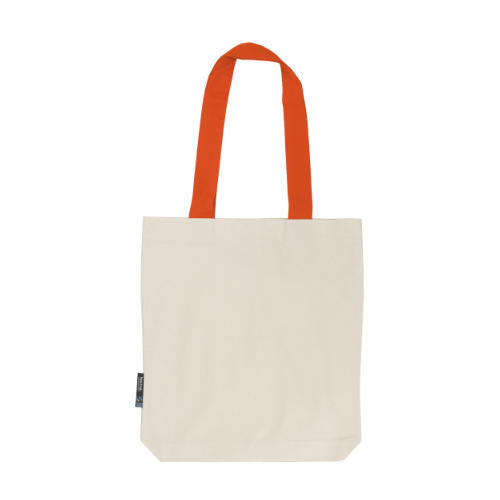 Mulepose-med-farvet-hank-oekologisk-fairtrade-neutral-orange