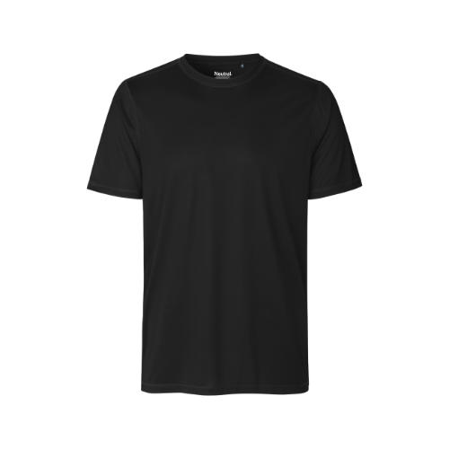 Performance-t-shirt-med-logo-loebe-tshirt-sports-tshirt-sort