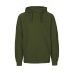 haettetroeje-med-logo-hoodie-oekologisk-fairtrade-Neutral-army-groen