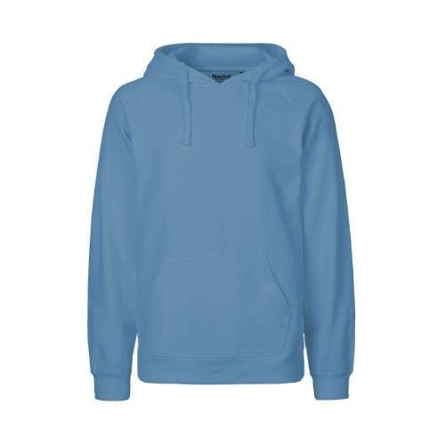 haettetroeje-med-logo-hoodie-oekologisk-fairtrade-Neutral-dusty-blaa