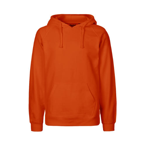 haettetroeje-med-logo-hoodie-oekologisk-fairtrade-Neutral-mork-orange