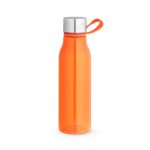 Vandflaske-med-logo-i-genbrugsplast-model-senna-orange