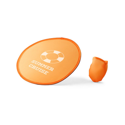 Foldbar-frisbee-med-tryk-i-pose-orange