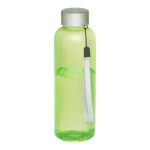 Vandflaske-med-logo-og-baererem-groen