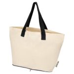 Foldbar-taske-med-logo-sort