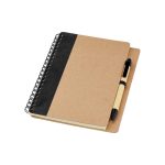 A6-notesbog-og-kuglepen-med-logo-genbrugsmaterialer-sort