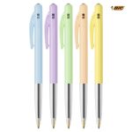 Kuglepen-med-logo-BIC-M10-pastel