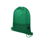 Gymnastikpose-med-lynlaas-og-logo-bagside-groen