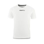 Sports-t-shirt-med-logo-model-rush-barn-hvid