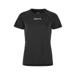 Sports-t-shirt-med-logo-model-rush-dame-sort