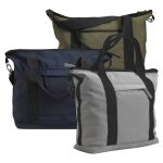 Taske-med-logo-lynlaas-og-lommer-Citizen-Green-farver