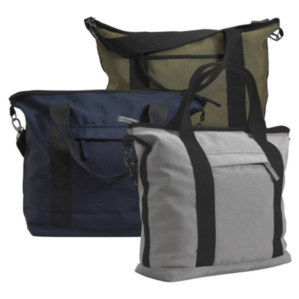 Taske-med-logo-lynlaas-og-lommer-Citizen-Green-farver