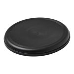 Frisbee-med-logo-genanvendt-plast-sort