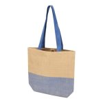 Totebag-af-FSC-papir-med-logo-model-Rhythm-blaa